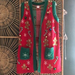 COPY - HOLIDAY TIME | Christmas open front sweater 🎄